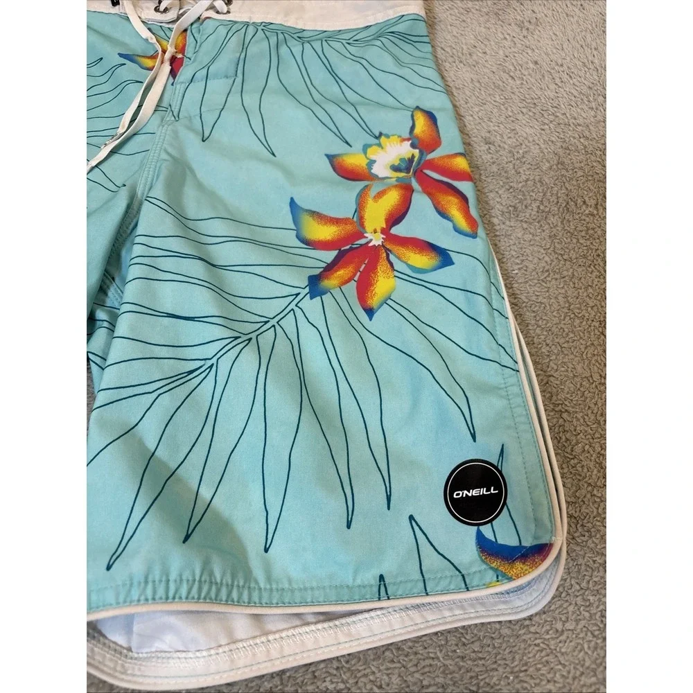 ONeill‎ Hyperfreak Board Shorts Swim Trunks Mens Size 29 Multicolor Floral